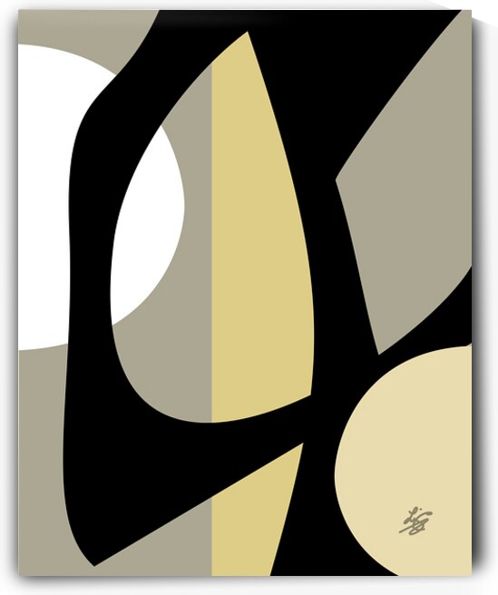 Mid Century Abstract Art by Liz Cereby