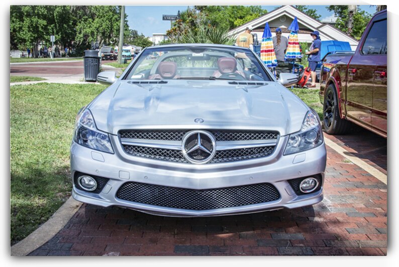 2009 Silver Mercedes Benz SL 550 Silver Arrow X1 4 by Rich Franco