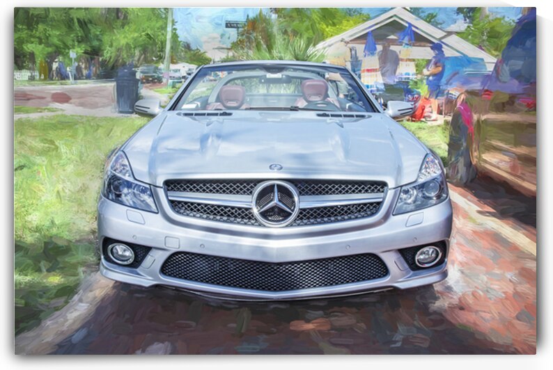 2009 Silver Mercedes Benz SL 550 Silver Arrow X1 10 by Rich Franco