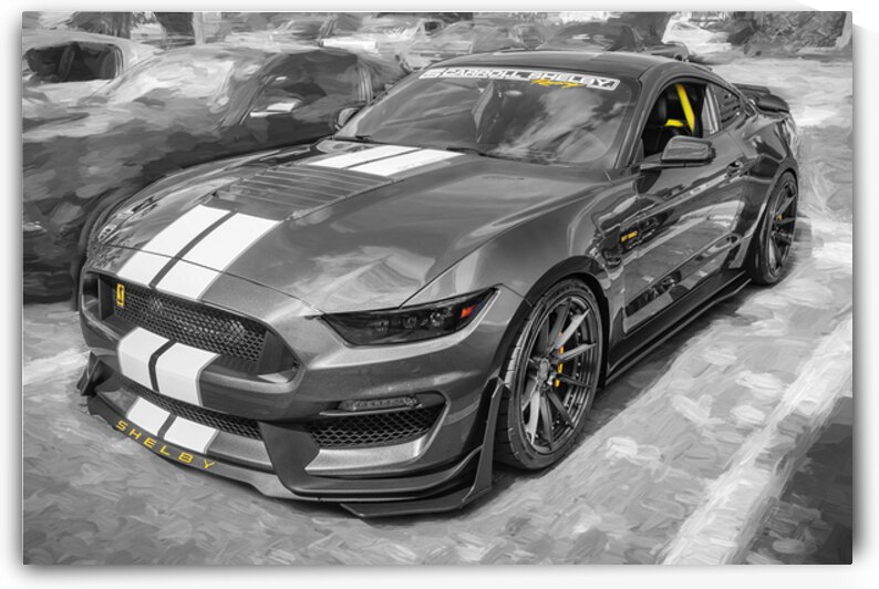 2016 Gray Ford Shelby Mustang GT350 X1 3 by Rich Franco