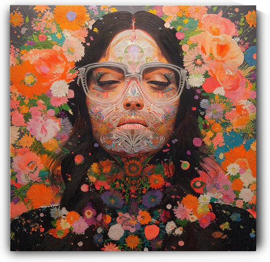 Pensamientos Florales - Floral Thoughts - Pop Surreal Floral Art Prints by Savage Art Prints