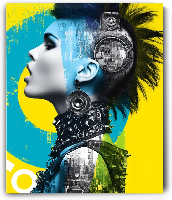 Punk Rock Originale - Punk Portrait Art Prints by Savage Art Prints