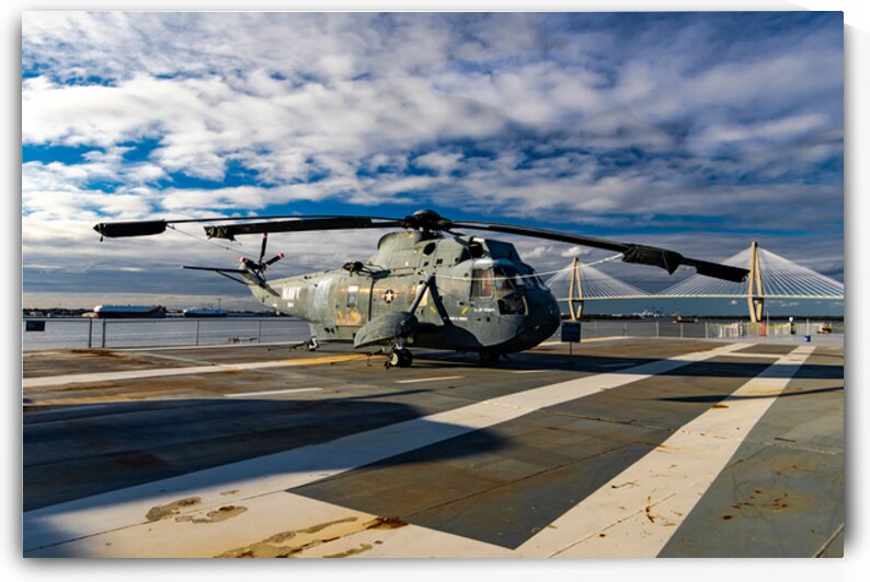 Patriots Point Sea King SH-3 Helicopter by Norma Brandsberg Photography