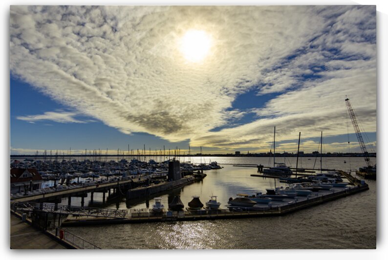 Patriots Point Harbor Clamagore Submarine by Norma Brandsberg Photography