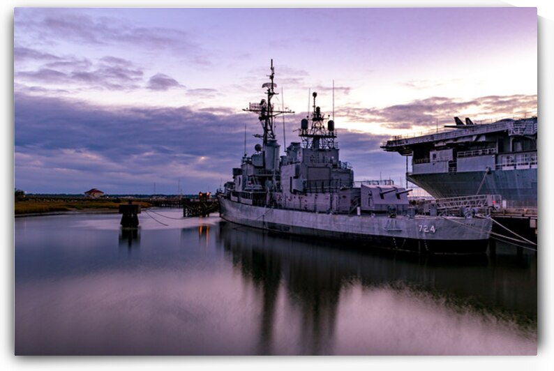 Charleston Mount Pleasant Patriots Point Destroyer by Norma Brandsberg Photography