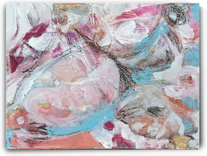 Tamara Sweere  - May you be loved  1  Mix Media  12x9 by Global Art League