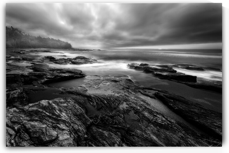 Foggy Morning on the Sheepscot by Rick Berk