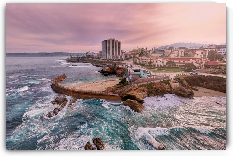 La Jolla Childrens Pool Coastal Sunrise by Ryan Cameron