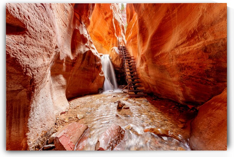 Glowing Kanarra Falls Staircase by Jennifer White