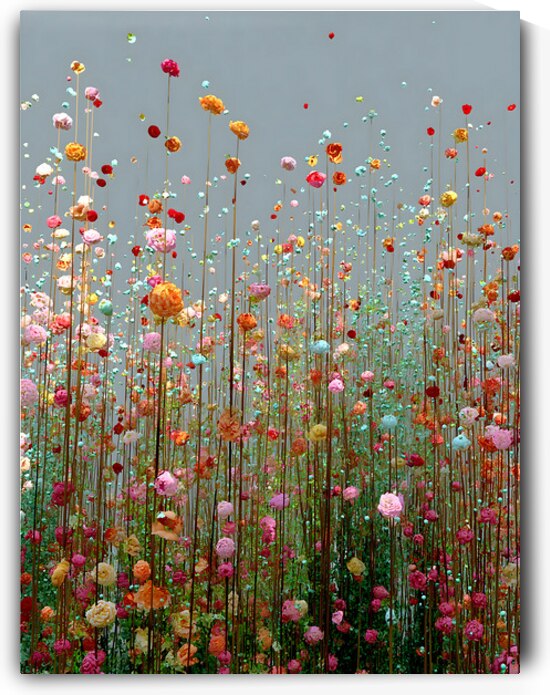 Elevation Botanique - Botanical Elevation - Contemporary Floral Art Prints by Savage Art Prints