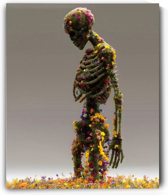 Decay In Bloom - Sculptural Botanical Art Prints by Savage Art Prints