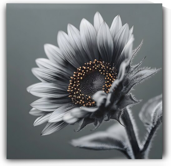 Sunflower Selfie 9 - Sunflower Portrait Art Prints by Savage Art Prints