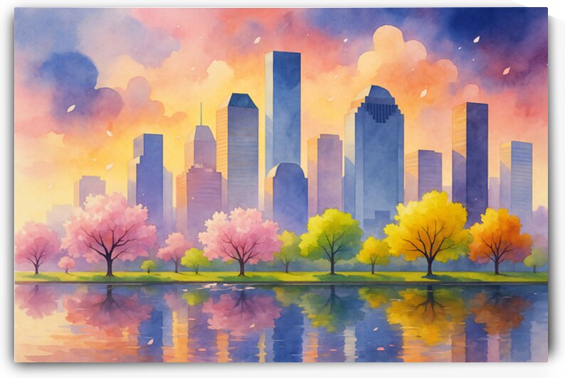 City Seasons – Spring in Houston by Artsy Inventor