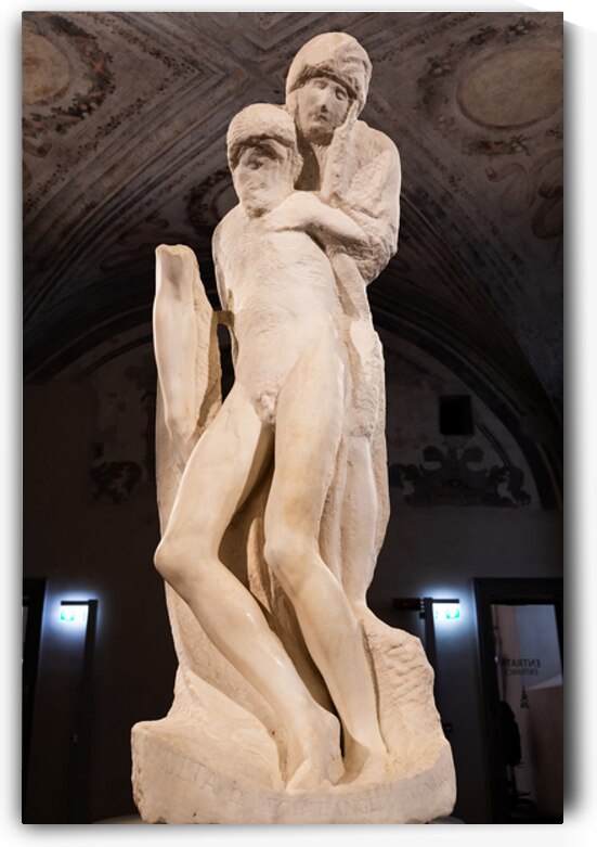 Rondanini Pietà 1564 the last marble sculpture by Michelangel by Paolo Modena