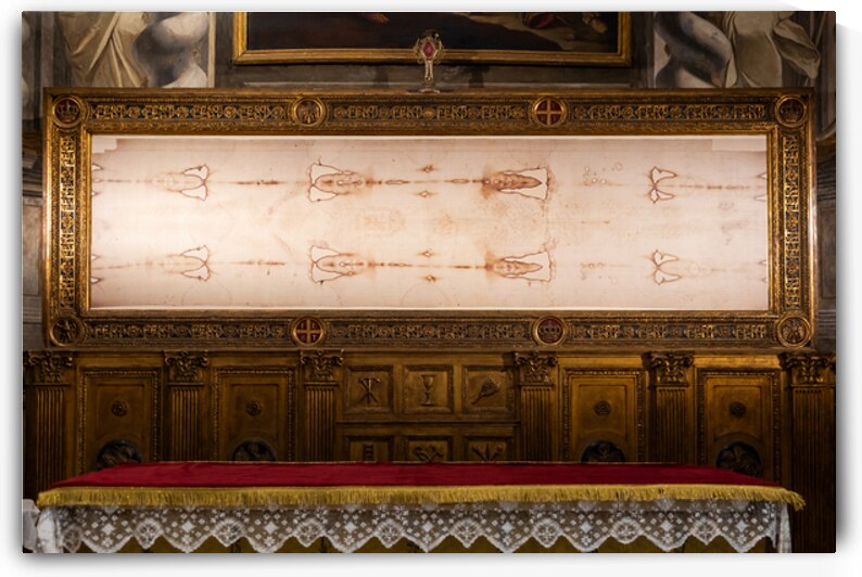 San Domenico Church Interior with Display of the Official Holy S by Paolo Modena