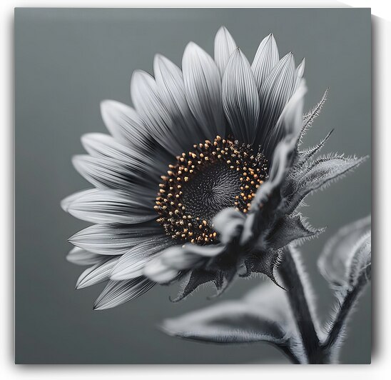 Sunflower Selfie 19 - Sunflower Portrait Art Prints by Savage Art Prints
