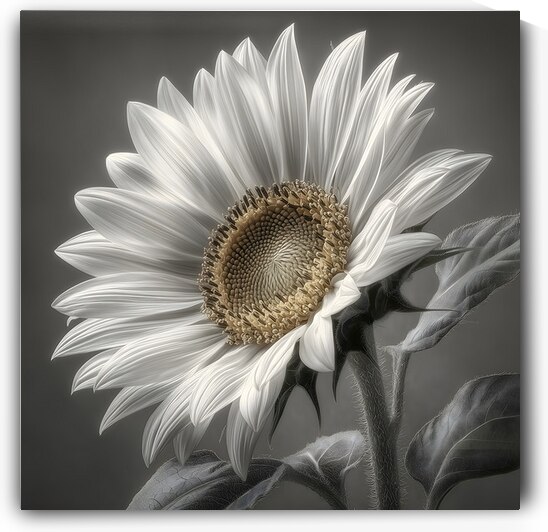 Sunflower Selfie 23 - Sunflower Portrait Art Prints by Savage Art Prints