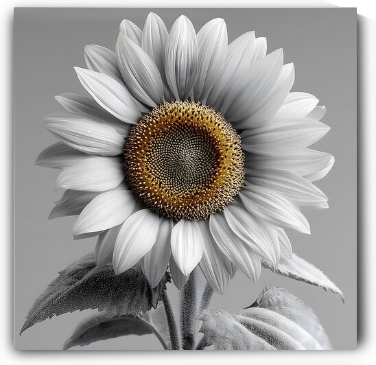 Sunflower Selfie 26 - Sunflower Portrait Art Prints by Savage Art Prints