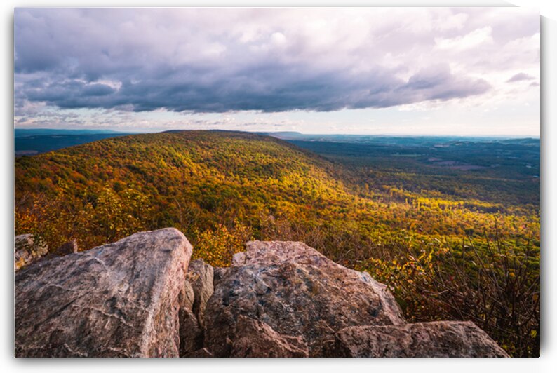 Colorful Autumn From Bake Oven Knob Landscape by Jason Fink