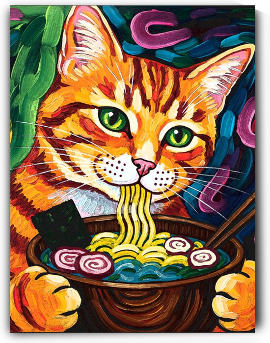 Cat Ramen by Vision Art