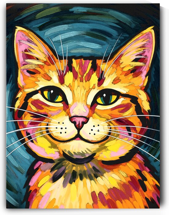 Smiling Cat by Vision Art