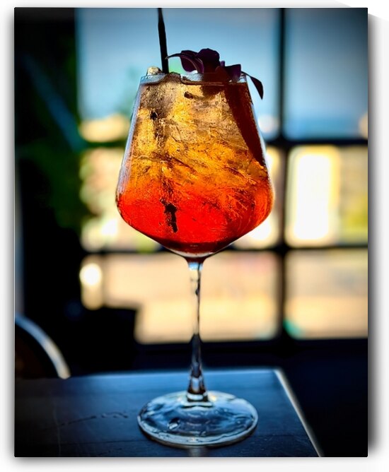 Aperol Spritz at Vista Rooftop Ocean City by Bill Swartwout Photography