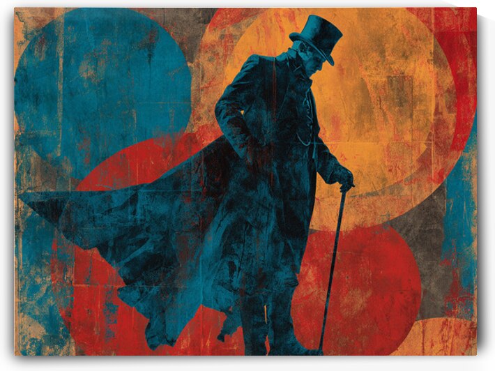 talilot A mysterious Victorian gentleman in a lon by Talya Lotan