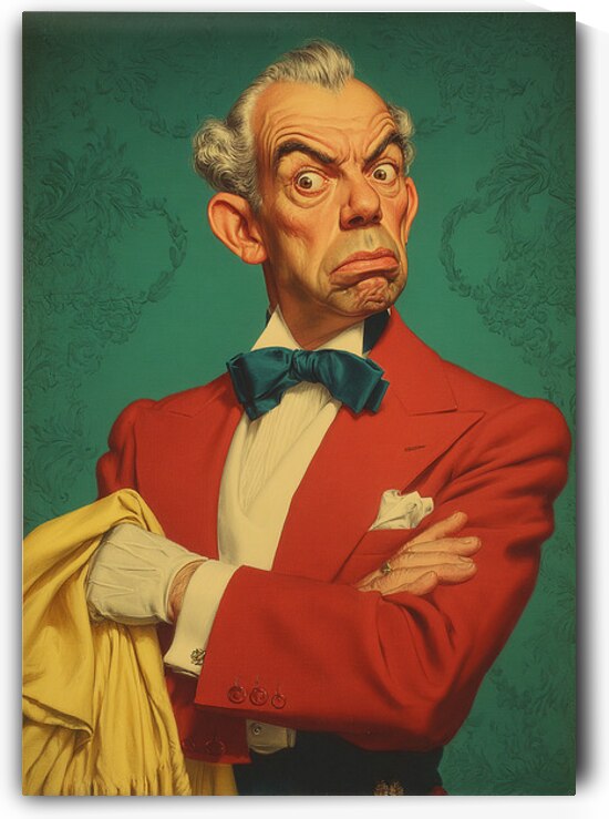 talilot a pmpous butler with a haughty look   ar by Talya Lotan