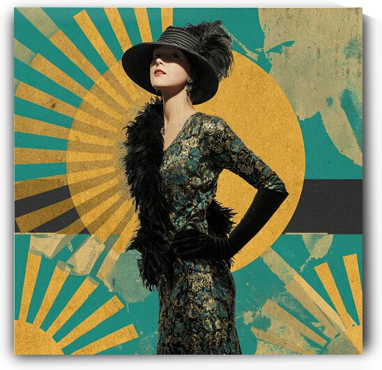 talilot A 1920s British socialite in a glamorous by Talya Lotan