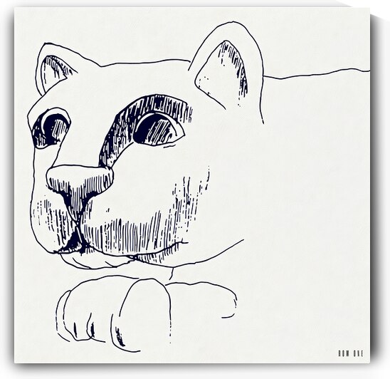 1970s Penn State Nittany Lion Shrine Throwback Art by Row One Brand