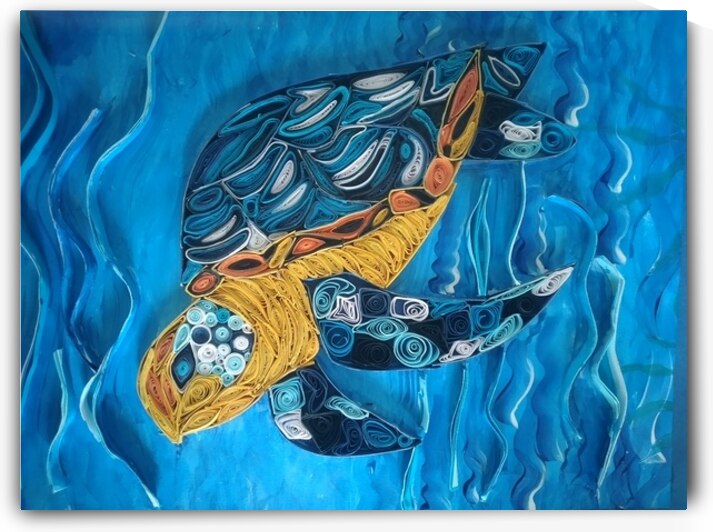 A4 paper quiling art  by Tharaka Chathuranga