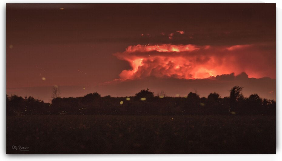 Storm in the Countryside by Oleg Rumiancev