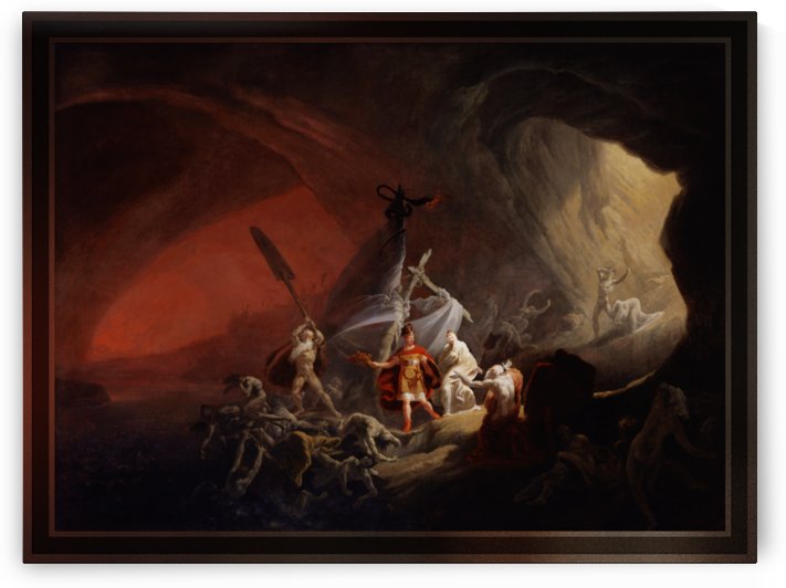 Aeneas and the Sibyl Old Masters Prints by xzendor7