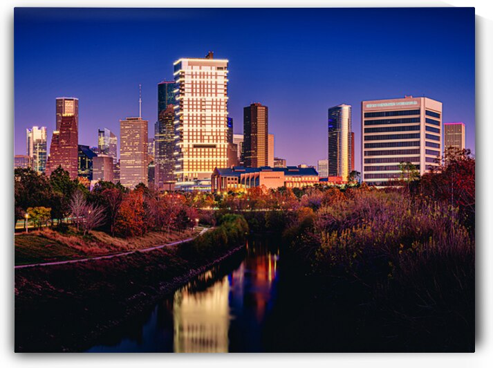 Houston Downtown at Buffalo Bayou 2025   Houston by Robbie Green Photography
