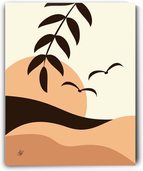 Nature Boho Wall Art by Liz Cereby