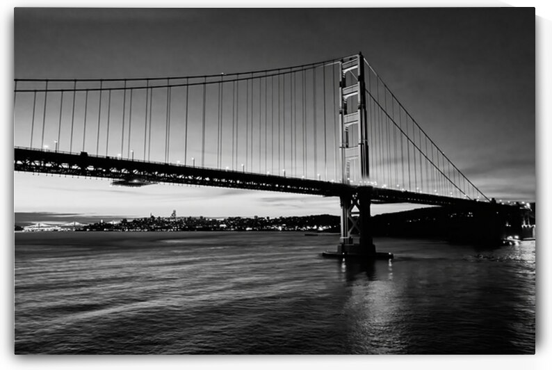 Outside the Golden Gate B&W by Ryan Cameron