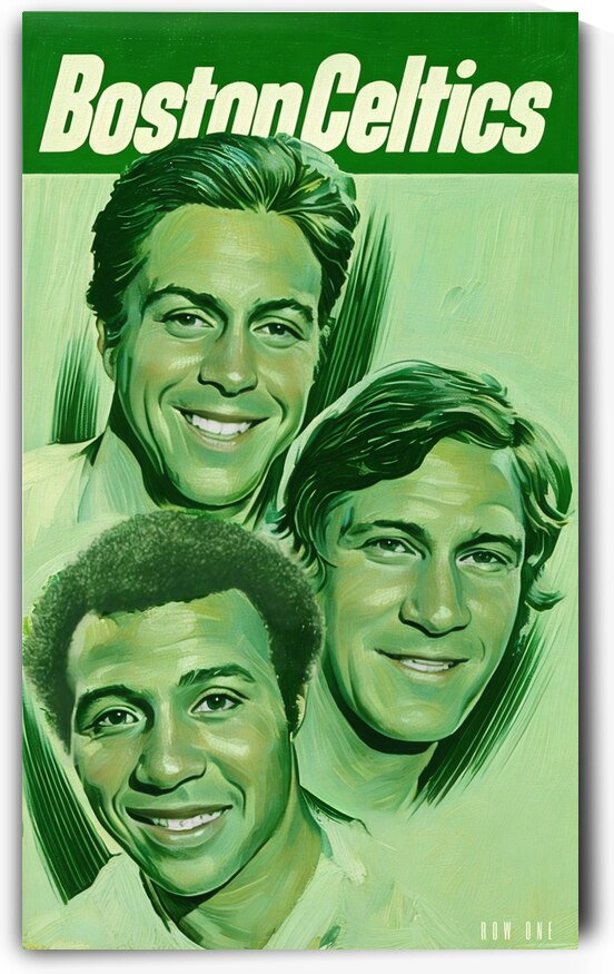 1973 Boston Celtics Art Remix by Row One Brand