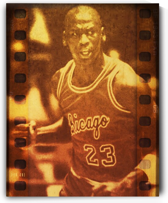 1985 Michael Jordan Filmstrip Wall Art by Row One Brand