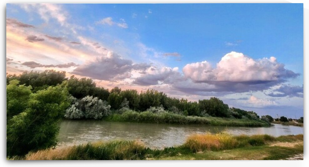 Casper North Platte River Sunrise by David W Moore II