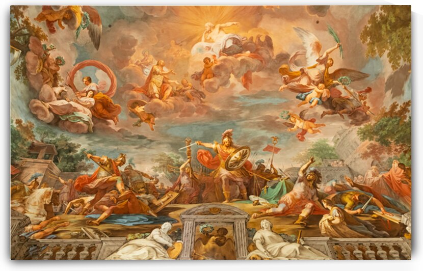 Rome Italy   Galleria Borghese   Borghese Gallery   ceiling fre by Paolo Modena