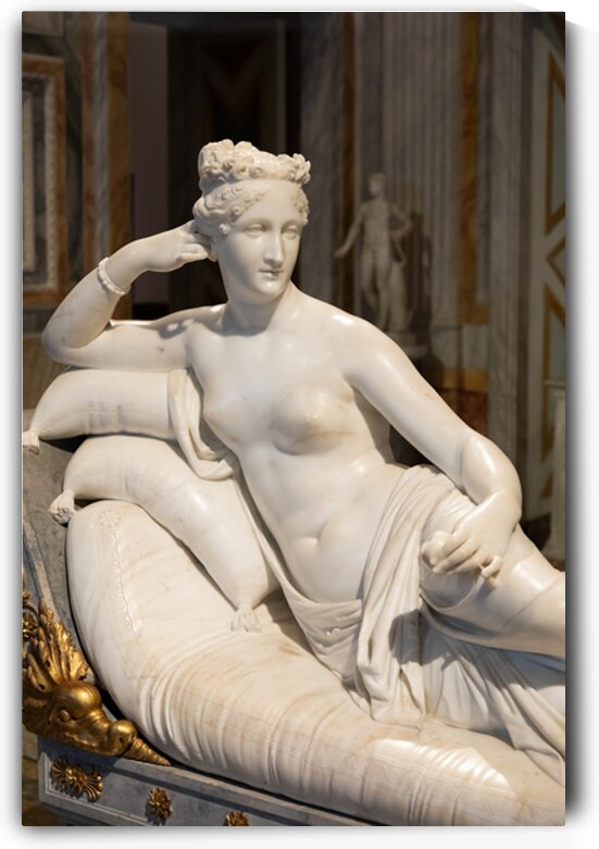 Rome Italy   Paolina Borghese Bonaparte as Venus Victrix by sc by Paolo Modena