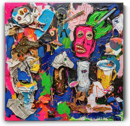 Urban Scream: Post-Industrial Chaos | Limited Edition | Personalizable by AtooArt