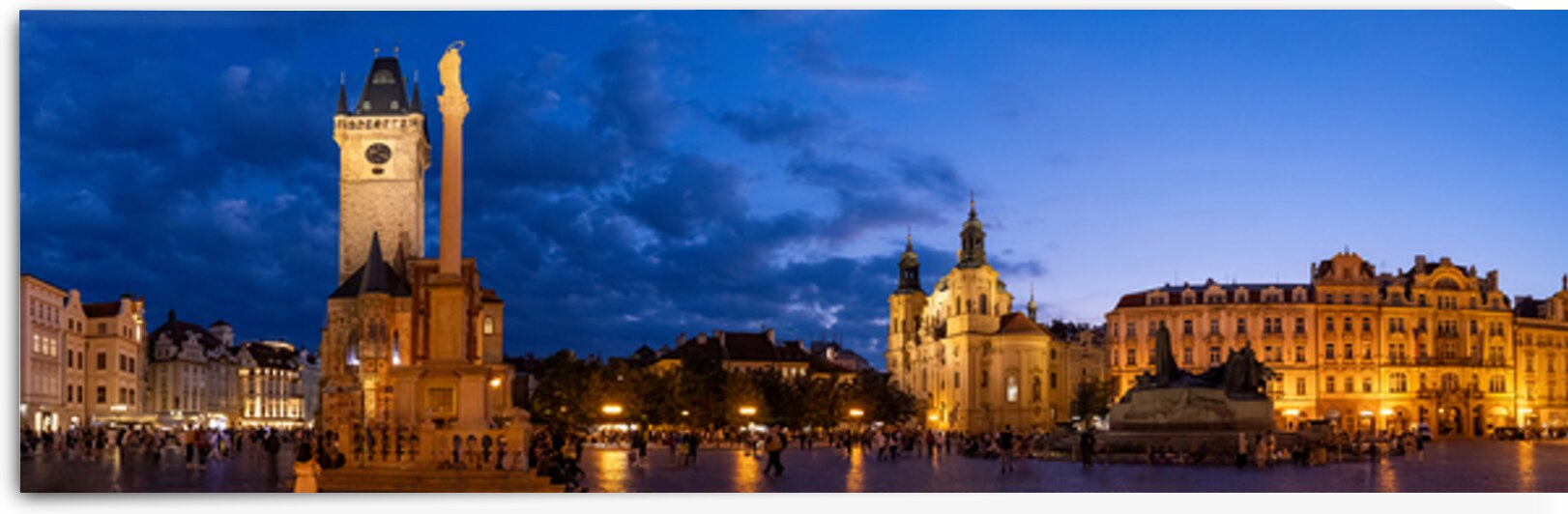 Czechia Prague Old Town Hall and Old Town city square in historic city centre of Old Prague by Elijah Lovkoff