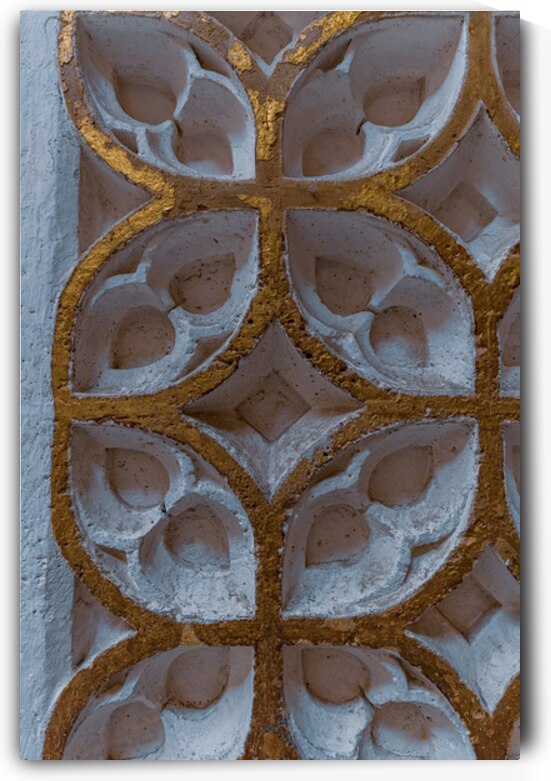 Gilded Plasterworks Floral Embrace by Geoffrey Prior