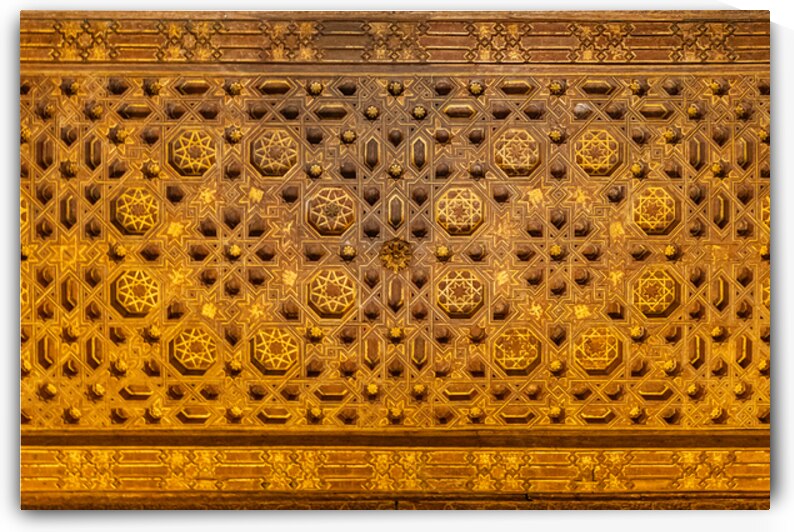 Golden Starry Woodwork by Geoffrey Prior