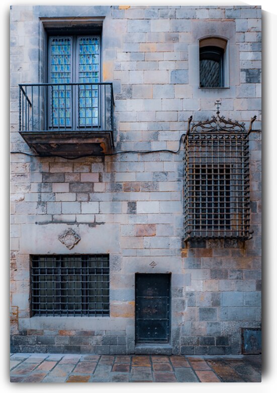 Barcelonas Ironclad Window Faces by Geoffrey Prior