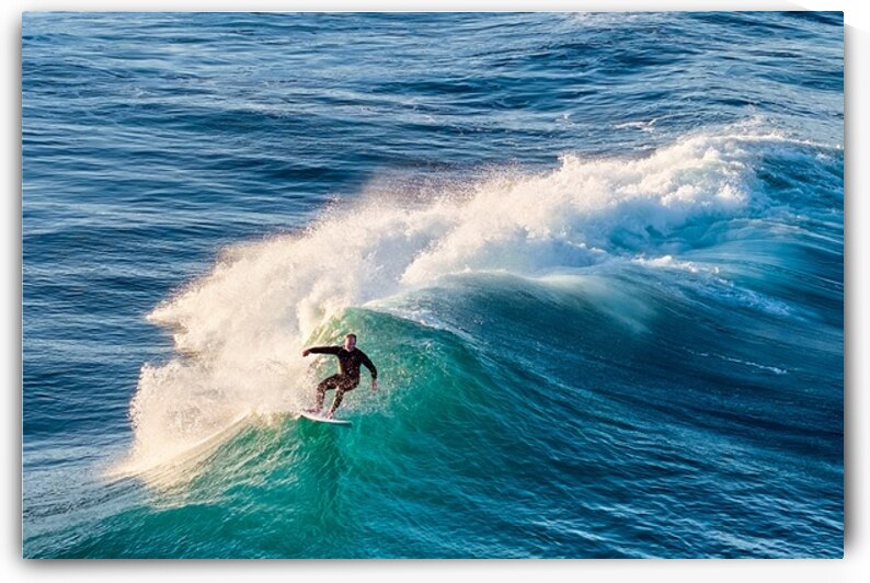 La Jolla Sunrise Surfing by Ryan Cameron