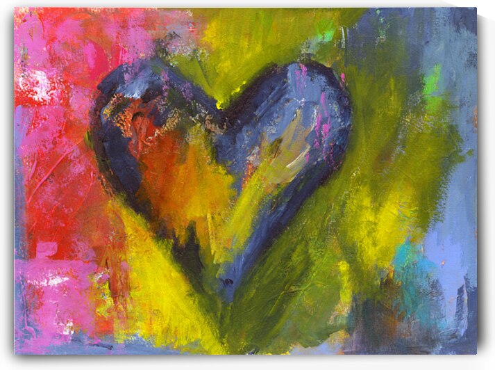 Indigo heart by Karen Kaspar