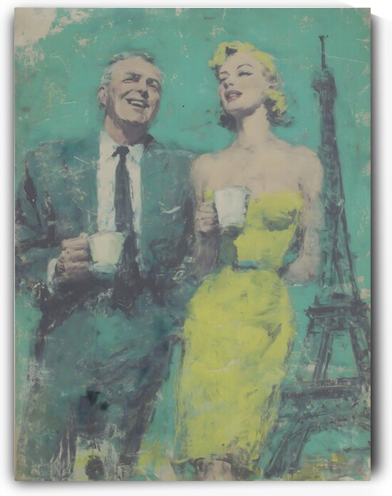 Una Manana en Paris – A Morning in Paris Vintage Poster Art Print by Savage Art Prints