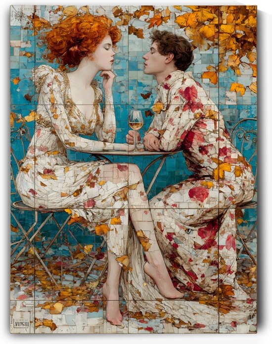 L’Automne du Desir – Autumn of Desire Vintage Poster Art Print by Savage Art Prints
